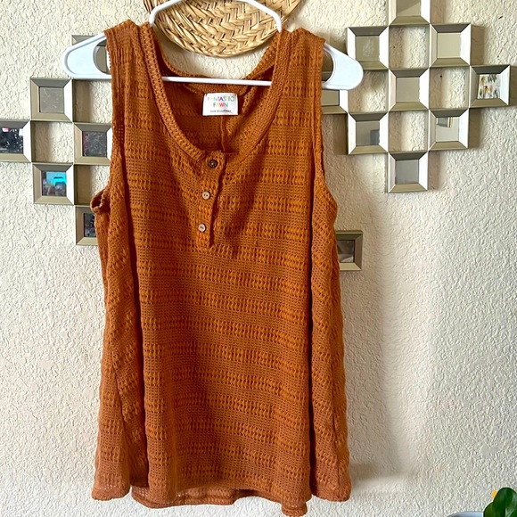 Super cute terracotta color tank size XL - Picture 1 of 2